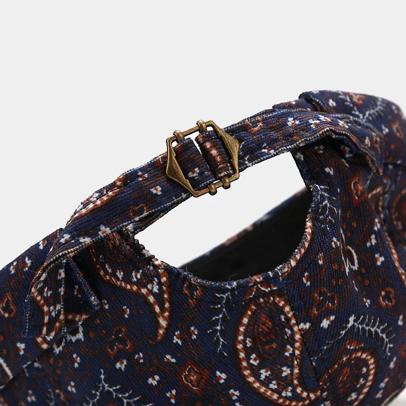 Paisley Print Docker Cap