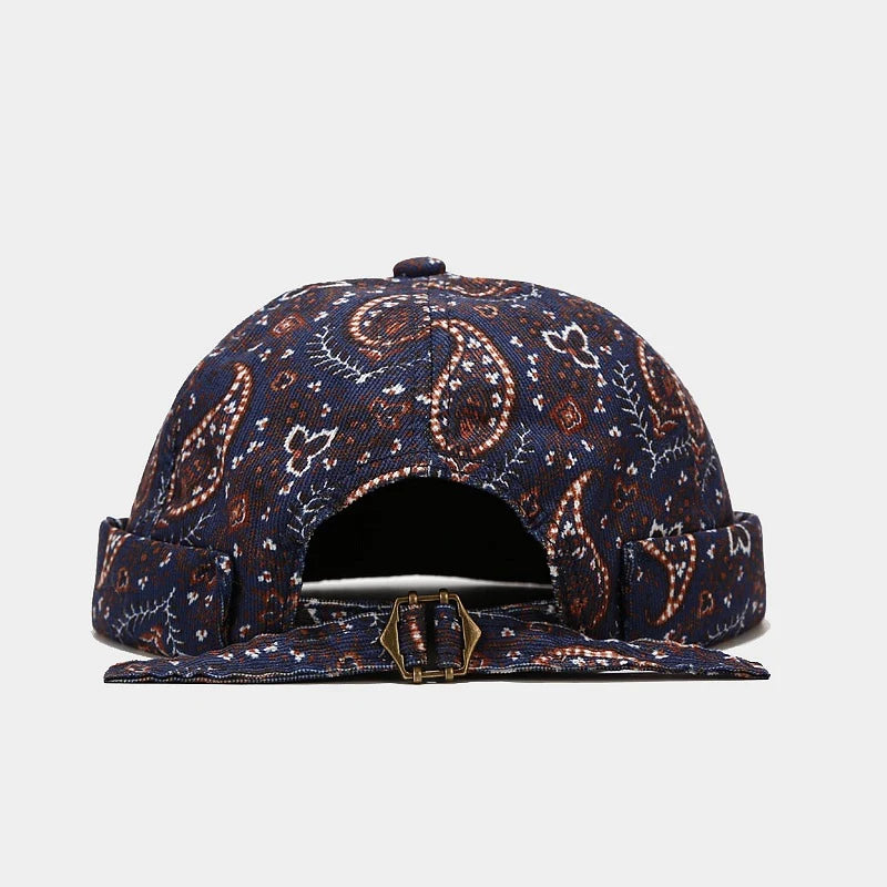 Paisley Print Docker Cap
