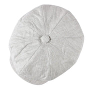 Herringbone Linen Cap