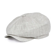 Herringbone Linen Cap