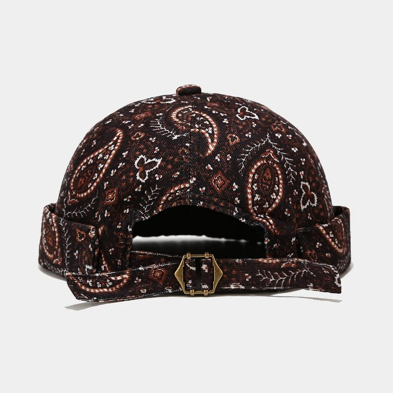 Paisley Print Docker Cap