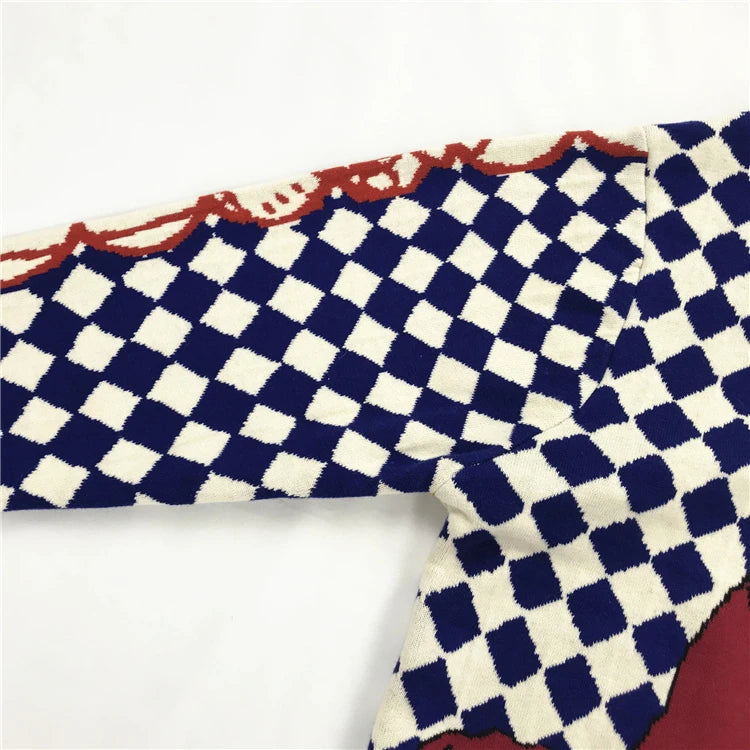 Cartoon Print Sweater