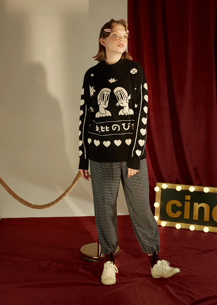 YY Graphic Turtleneck