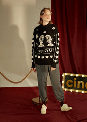 YY Graphic Turtleneck