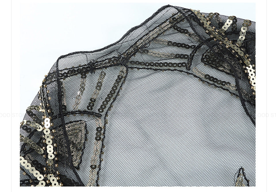 An Sparkle Sequin Cover-Up