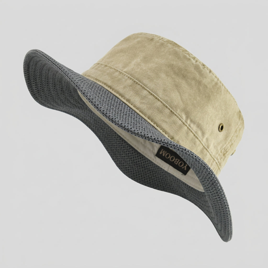 Washed Cotton Bucket Hat