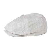 Herringbone Linen Cap