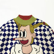 Cartoon Print Sweater