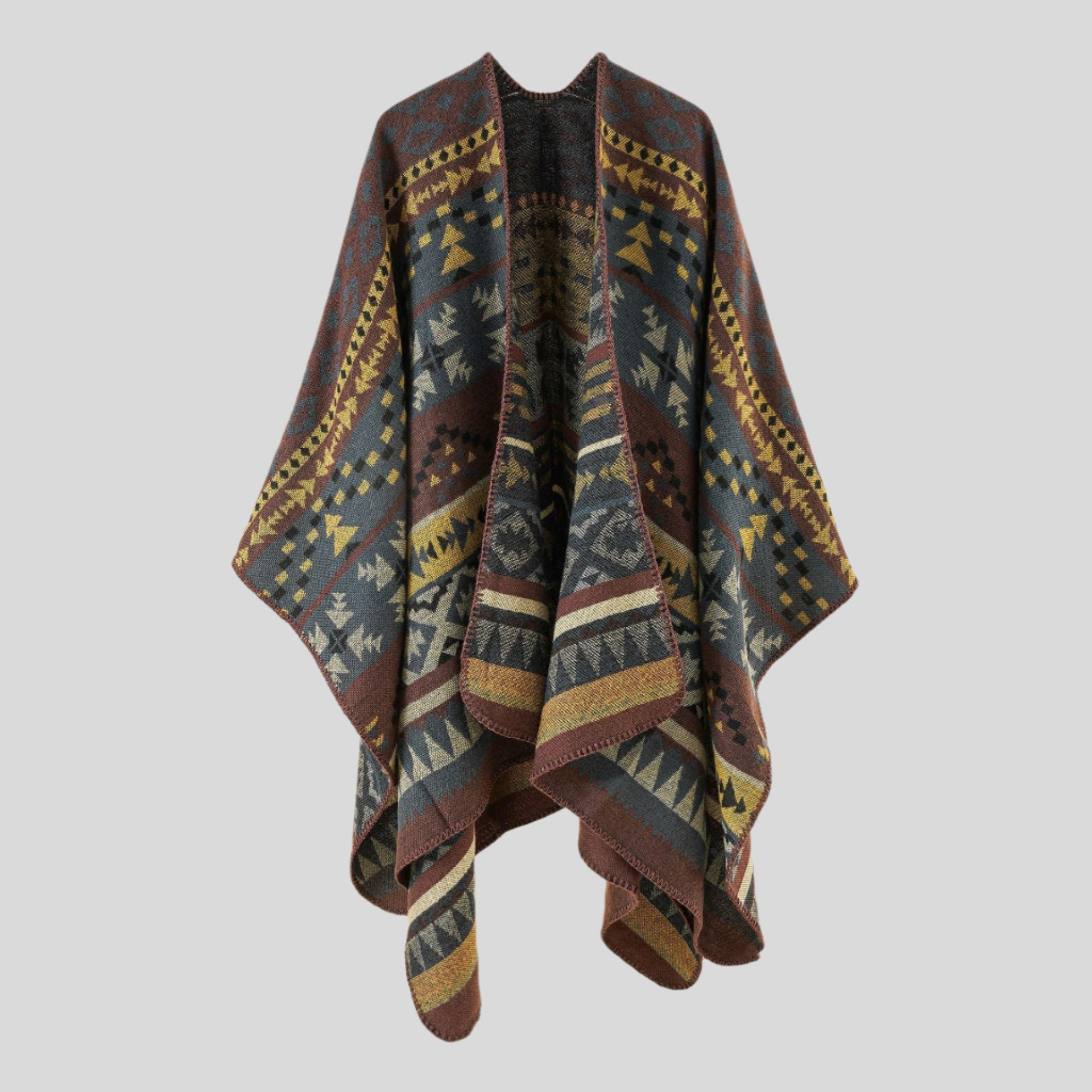 Warm Poncho Wrap Model RR