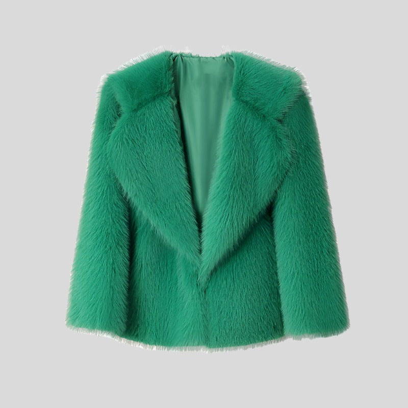 OR Multicolor Fur Coat