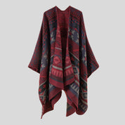Warm Poncho Wrap Model RR