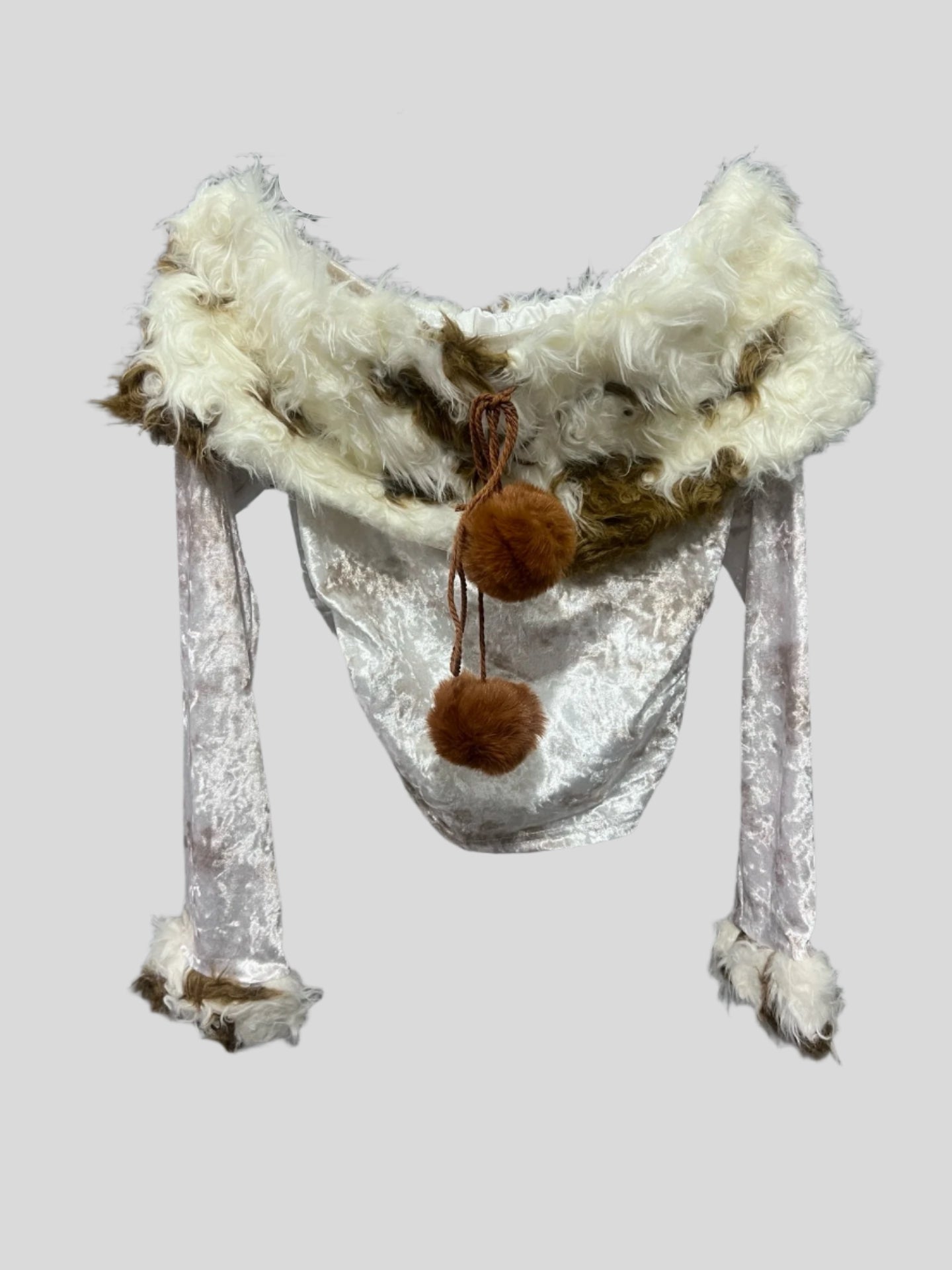 Fur-Trim Shirt