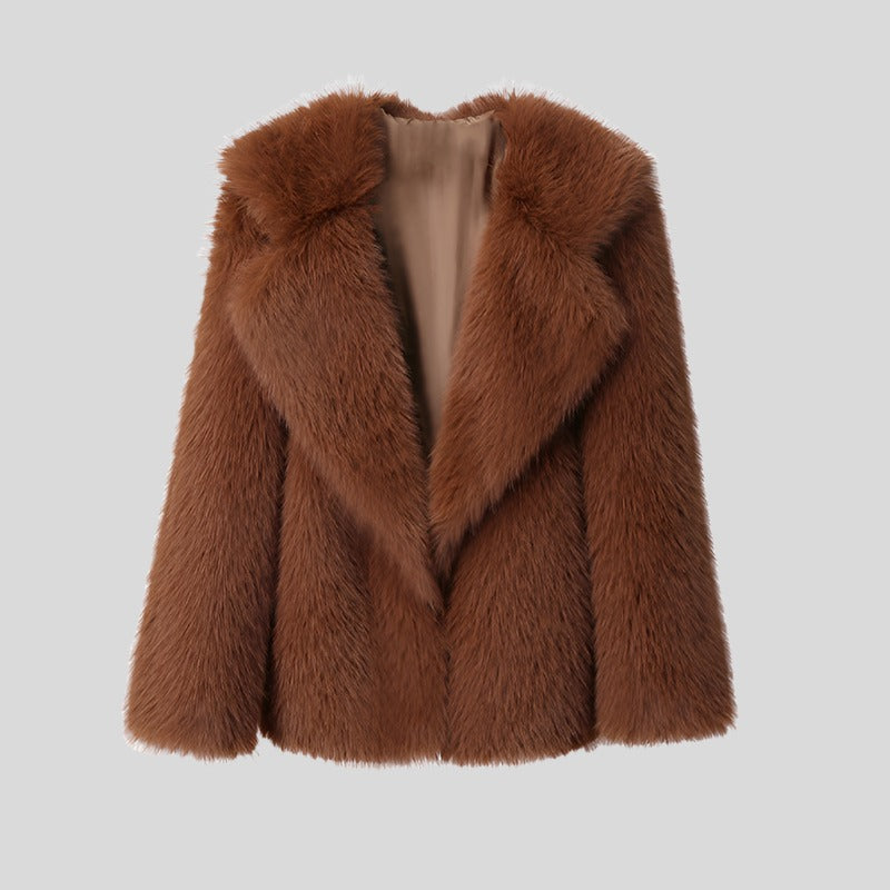 OR Multicolor Fur Coat