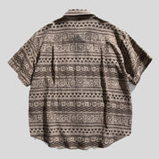 U Embroidered Crop Shirt