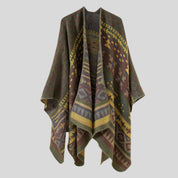 Warm Poncho Wrap Model RR