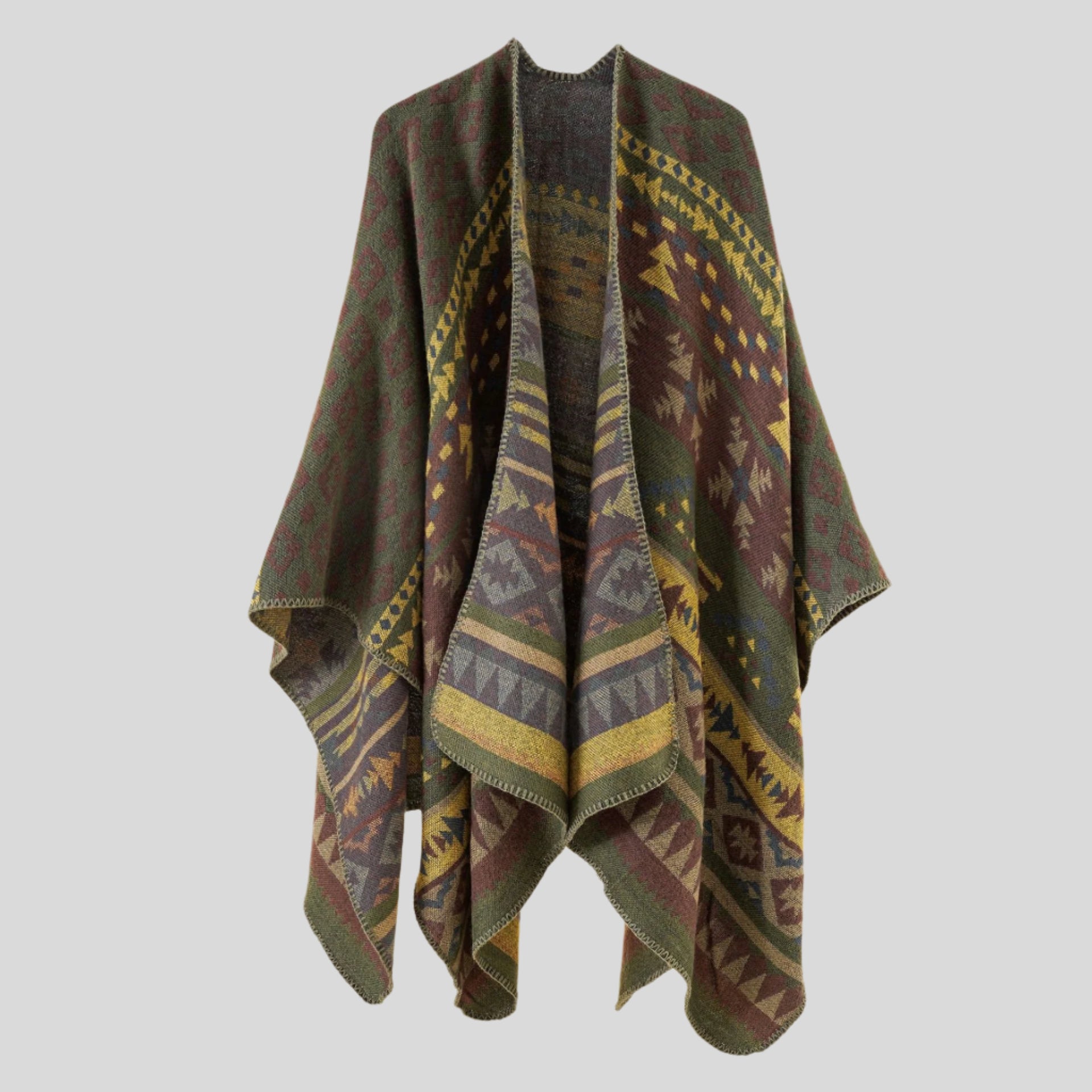 Warm Poncho Wrap Model RR