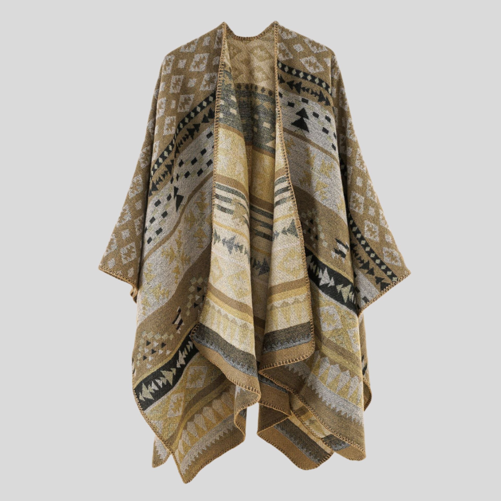 Warm Poncho Wrap Model RR
