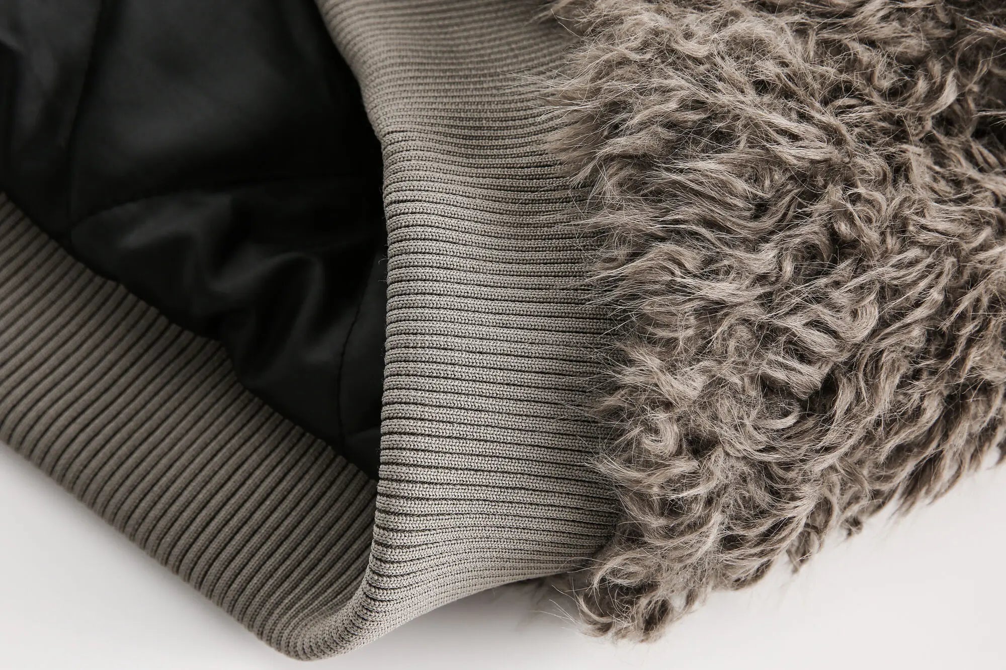 MOON Warm Fur Jacket with Buckle