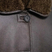 UO Reversible Brown Fur Jacket