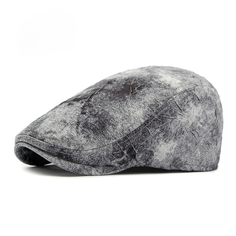The Orion Hat – Tie-Dye Graffiti Beret