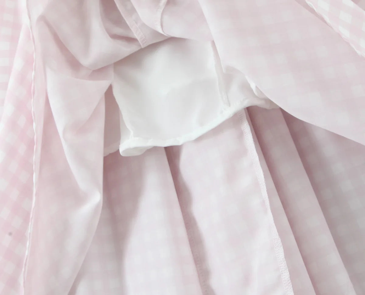 Yaela- Puffy plaid dress