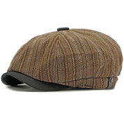 Striped Beret Hat