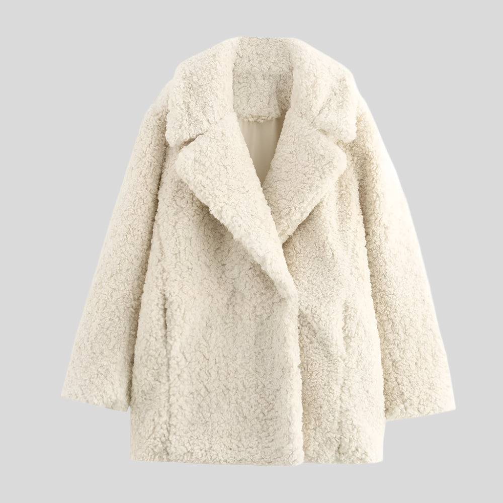 WIN White Fur Coat