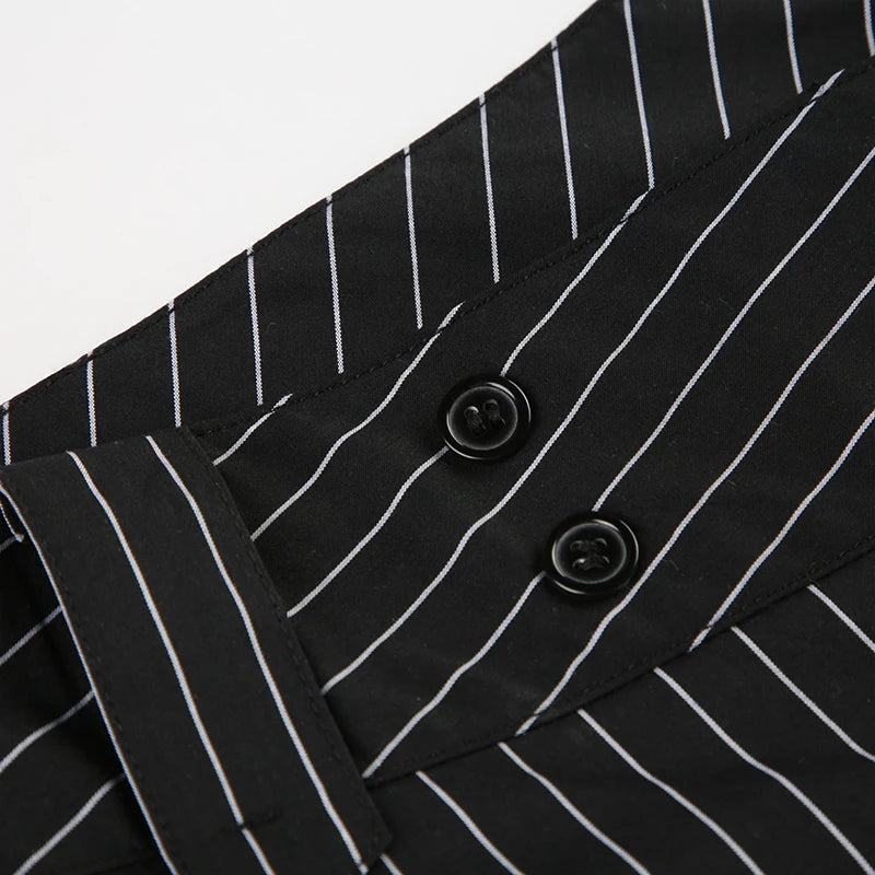 UU Elegant Striped Low Pants