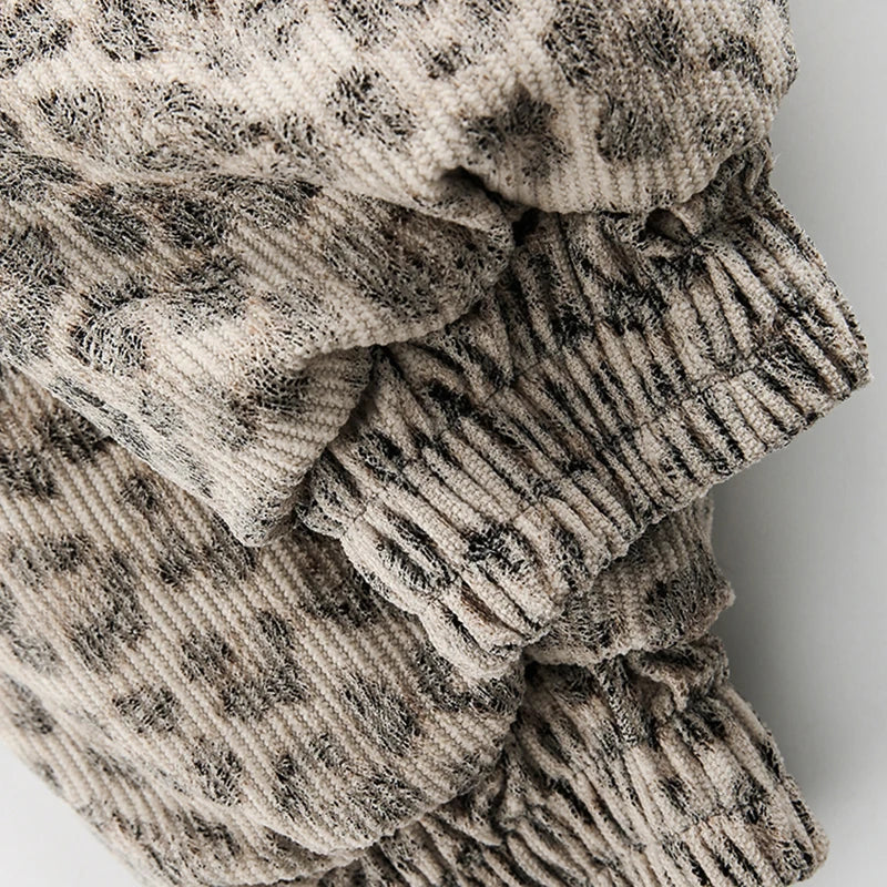 NOM Leopard Fur Jacket