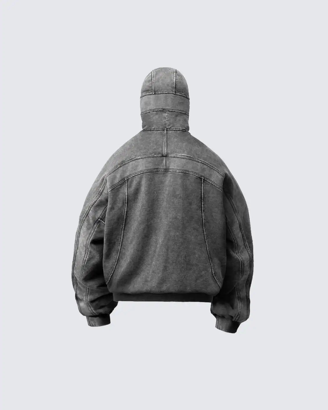 Rock Eye-Cutout Zip Hoodie