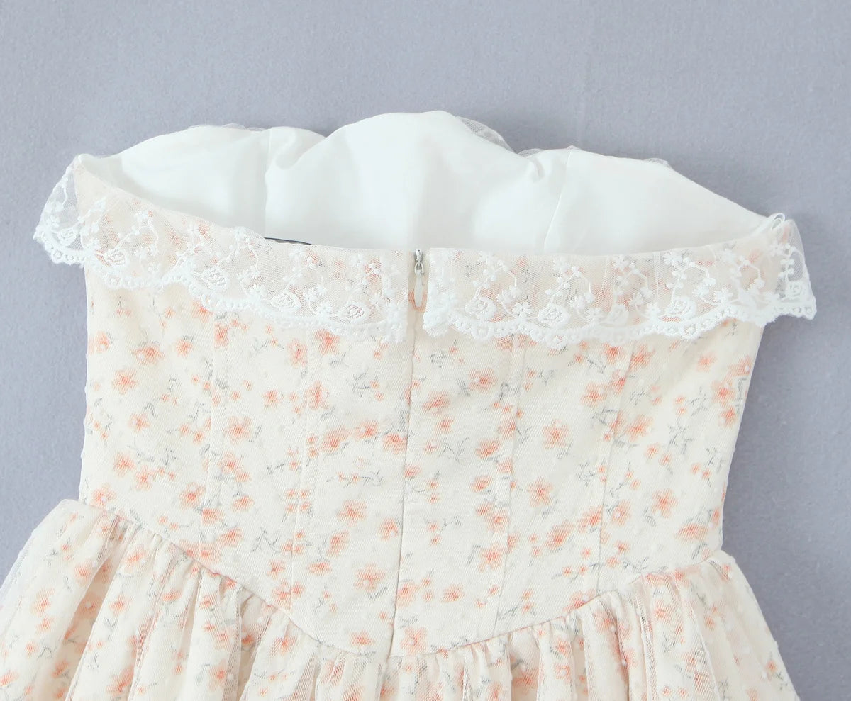 Romi - Vintage-style floral mini dress