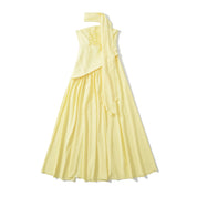 Yulia - Strapless dress with a neckband