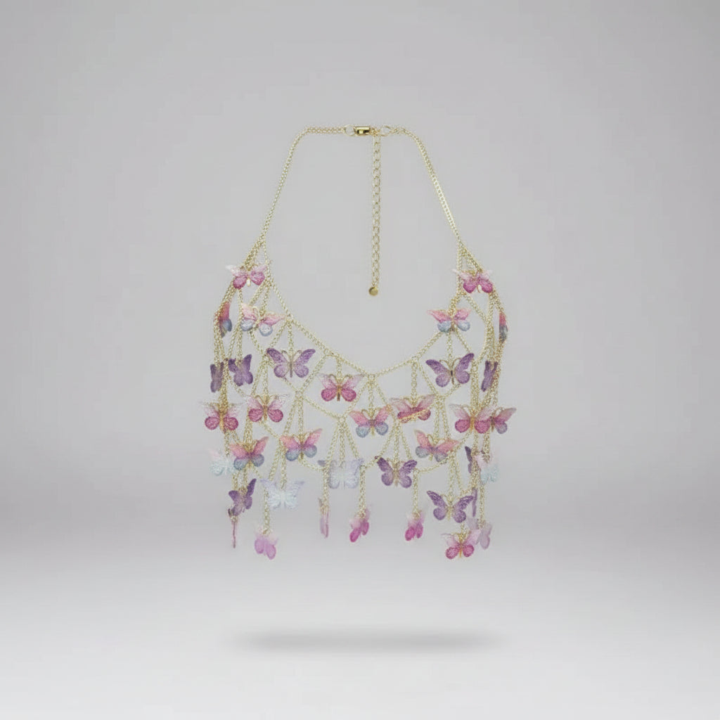 Papillon Butterfly Chain Top
