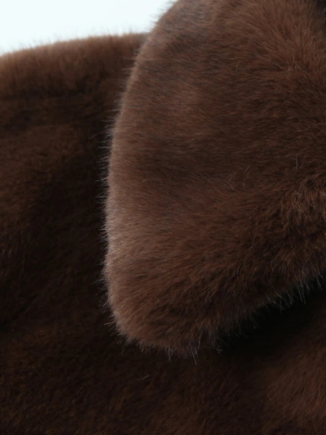 TO Warm Short Fur Jacket