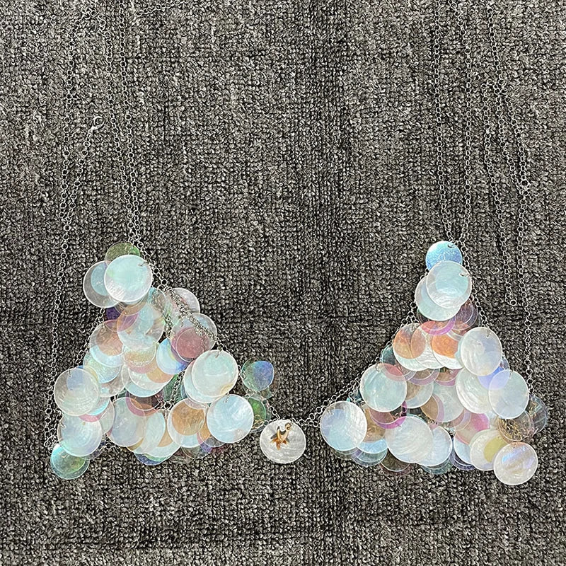 Sparkling Pearl Beaded Top- Festival