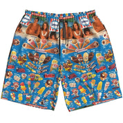 YUMY Ice-Cream Print Shorts
