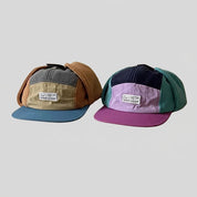 Color Block Fleece Pilot Cap