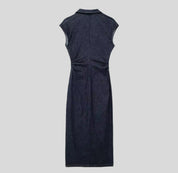 Jein Button Denim Dress