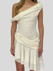 Lee Asymmetric Mini Dress