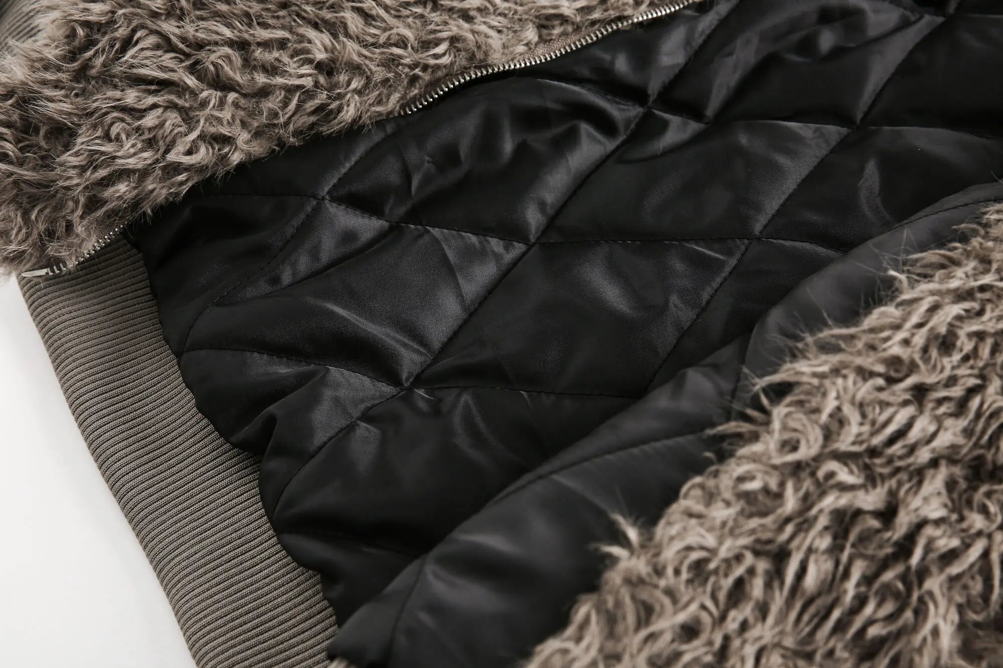 MOON Warm Fur Jacket with Buckle