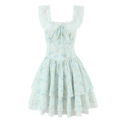 Princess - Layered mini dress with lace