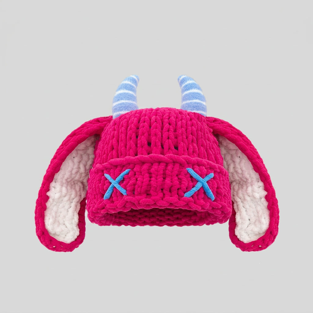 Little Devil Bunny Ear Beanie