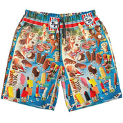 YUMY Ice-Cream Print Shorts