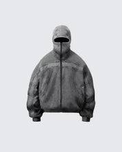 Rock Eye-Cutout Zip Hoodie