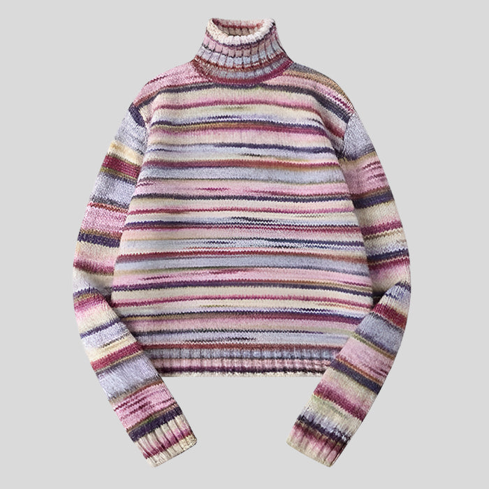 UU Striped Turtleneck