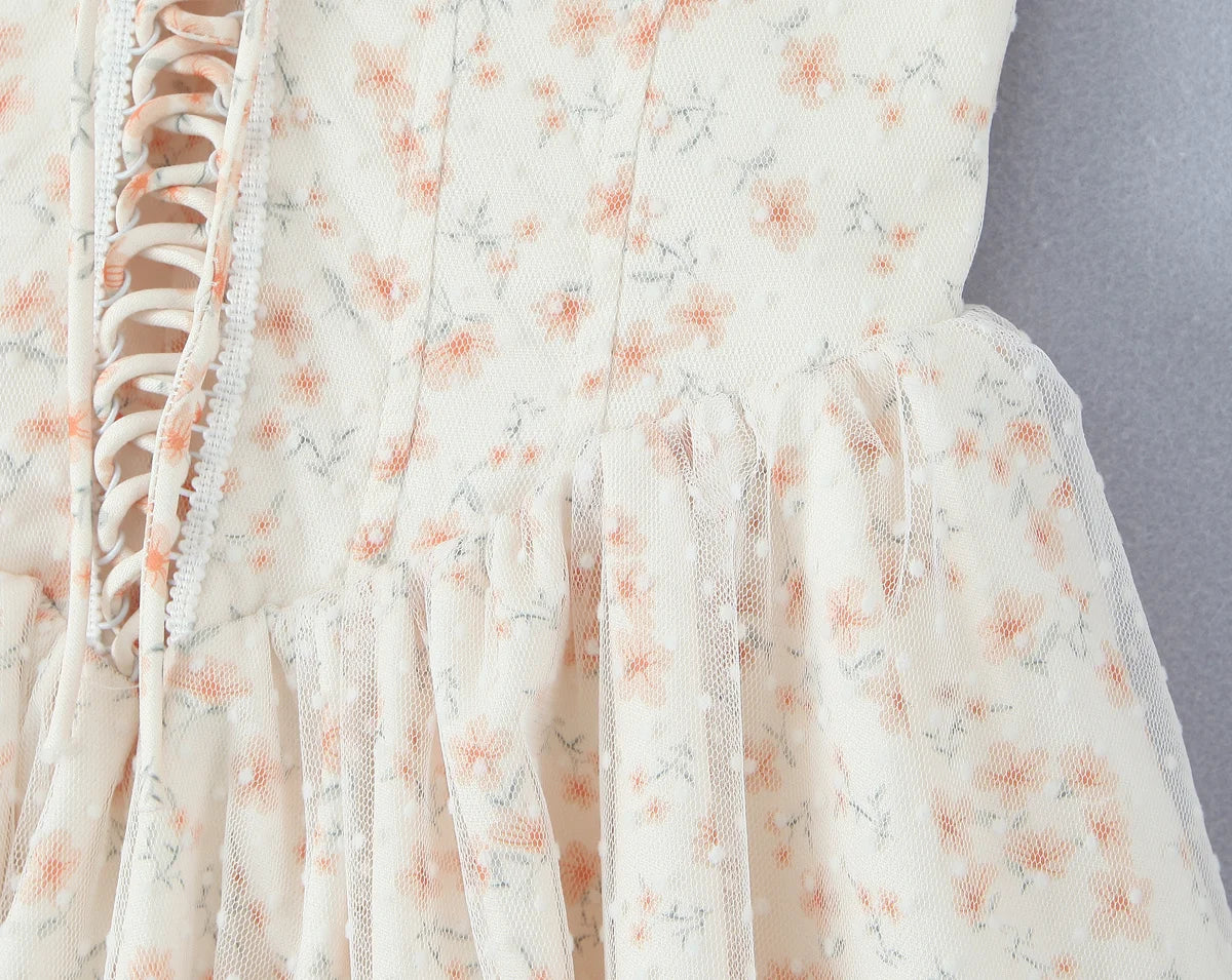 Romi - Vintage-style floral mini dress