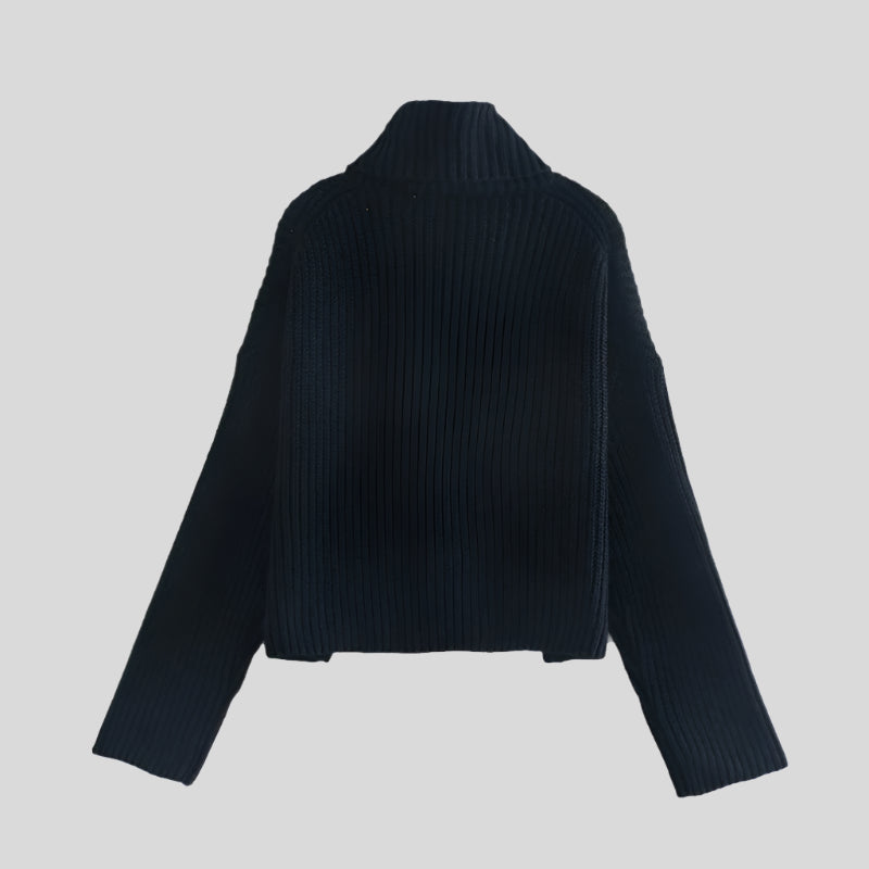 U Pocket Turtleneck Sweater