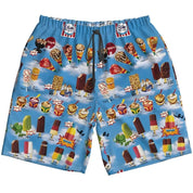 YUMY Ice-Cream Print Shorts