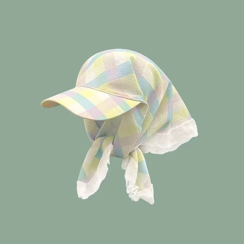 Vintage style baseball cap with bandana