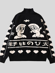 YY Graphic Turtleneck